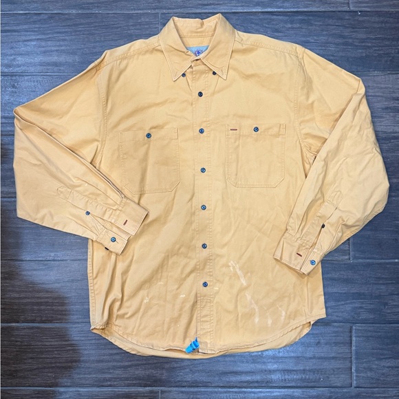 The Territory Ahead Other - The Territory Ahead Mustard Button-Down Shirt